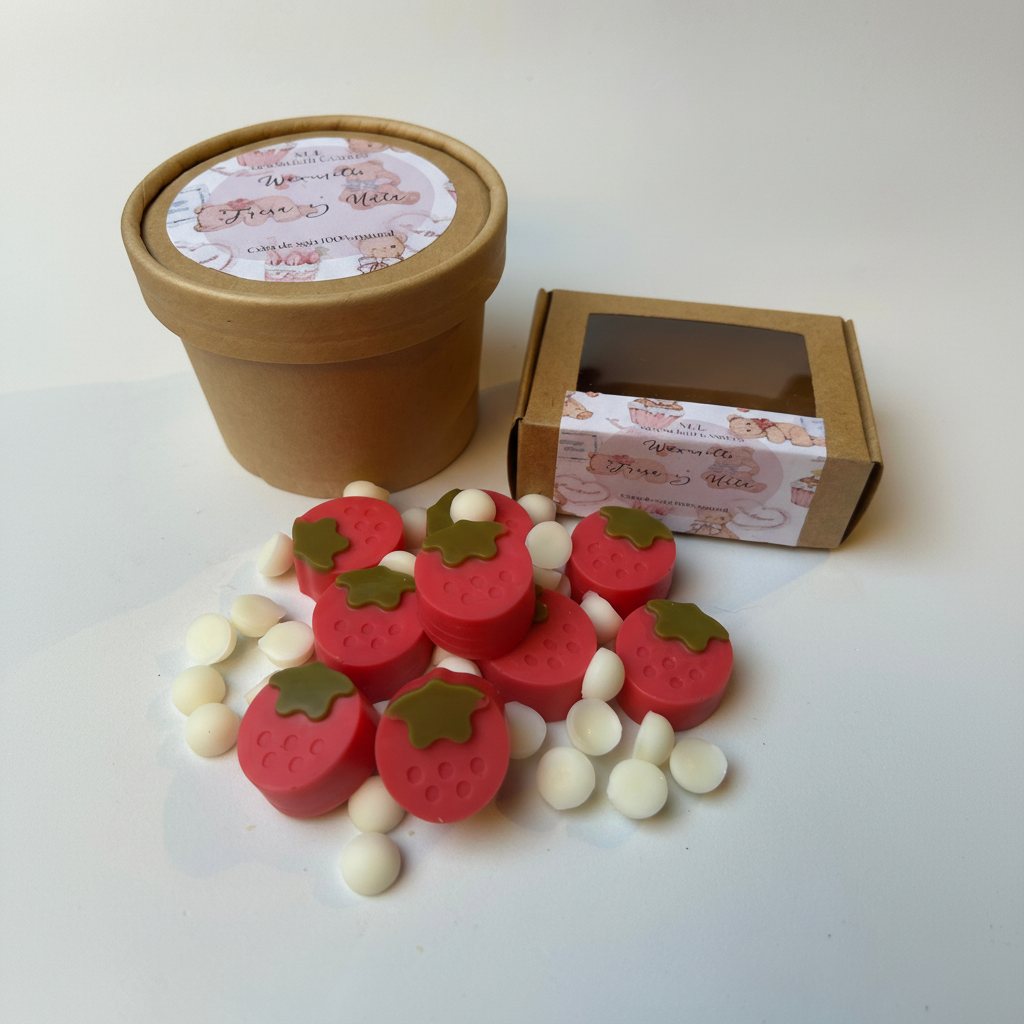 Waxmelts Fresa y Nata recortada 1:1