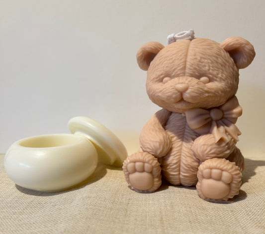 Vela decorativa Oso de Cera de Soja