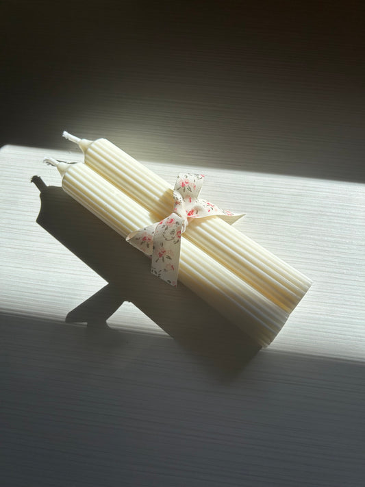 Pack de 2 Velas de Soja 100% Natural – Sin Aroma