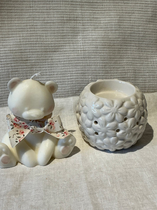 Quemador "Iris" – Diseño floral redondo