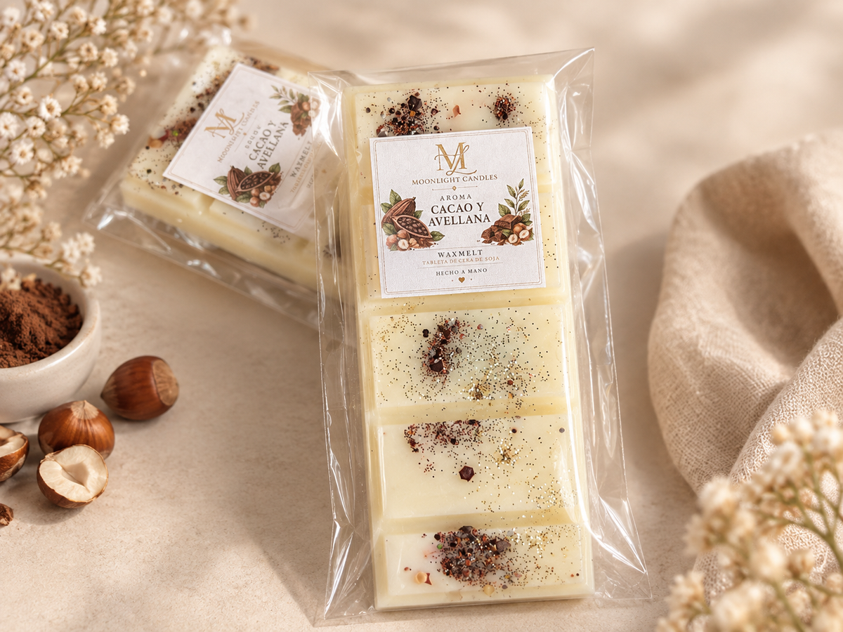 Waxmelt Tableta Cacao y Avellana