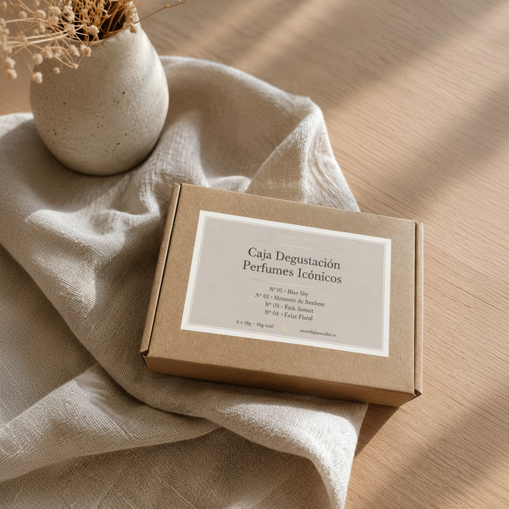 Caja Degustación Perfumes Icónicos · 4 Aromas