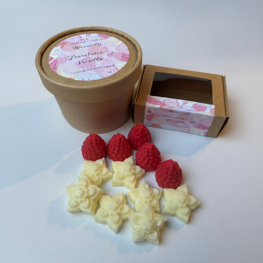 Waxmelts Frambuesa y Vainilla recortada 1:1